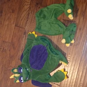 Old Navy Green Dragon Halloween Costume 12 to 24 Months
